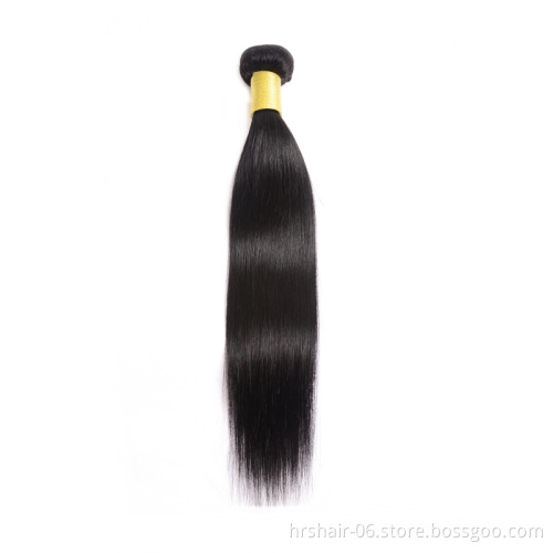 Indian Hair Bundles With Closure Wholesale Cuticle Aligned Raw Hair 100% Unprocessed Mink Virgin Straight Hair